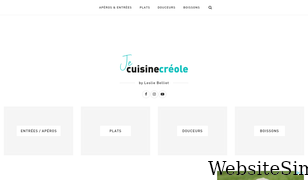 cuisine-creole.com Screenshot
