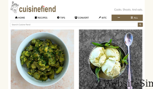 cuisinefiend.com Screenshot
