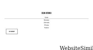 culinabotanica.cz Screenshot