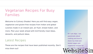 culinaryshades.com Screenshot