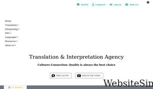 culturesconnection.com Screenshot