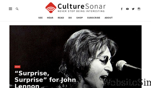 culturesonar.com Screenshot