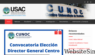 cunoc.edu.gt Screenshot