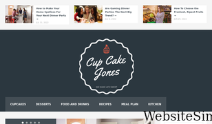 cupcakejones.net Screenshot