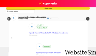 cuponeria.com.br Screenshot