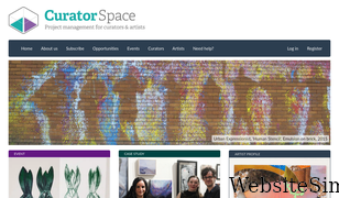 curatorspace.com Screenshot