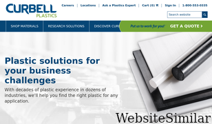 curbellplastics.com Screenshot