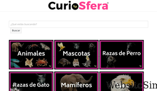 curiosfera-animales.com Screenshot