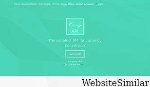 currencyconverterapi.com Screenshot
