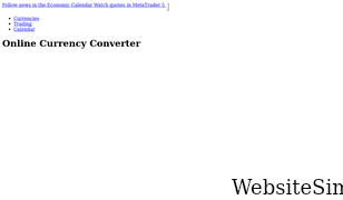 currencyconverterx.com Screenshot