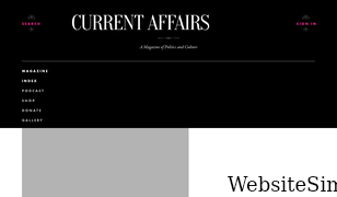 currentaffairs.org Screenshot
