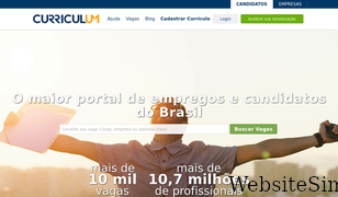 curriculum.com.br Screenshot