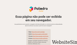 cursopoliedro.com.br Screenshot