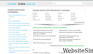 cursos-gratis.com.es Screenshot