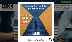 cursosescon.com.br Screenshot