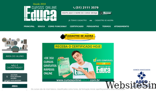 cursosonlineeduca.com.br Screenshot