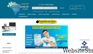 cursosonlinesp.com.br Screenshot