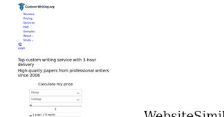 custom-writing.org Screenshot