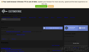 customsforge.com Screenshot