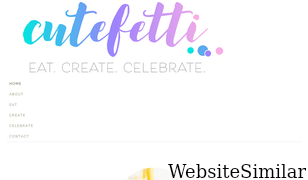 cutefetti.com Screenshot