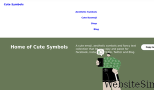 cutesymbols.com Screenshot
