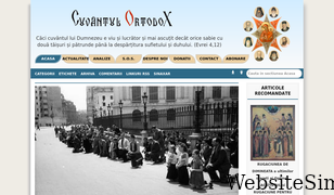 cuvantul-ortodox.ro Screenshot