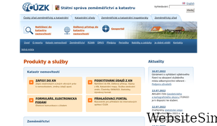 cuzk.cz Screenshot