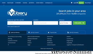 cv-library.co.uk Screenshot
