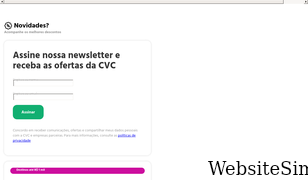 cvc.com.br Screenshot