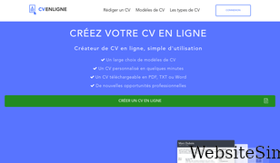 cvenligne.com Screenshot