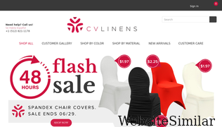 cvlinens.com Screenshot