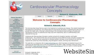 cvpharmacology.com Screenshot