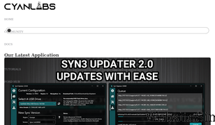 cyanlabs.net Screenshot