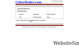 cyberfinder.com Screenshot