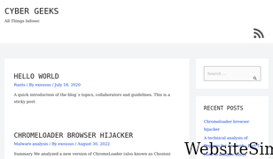 cybergeeks.tech Screenshot