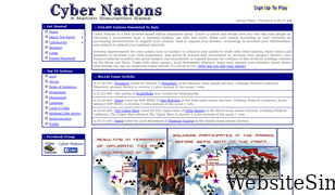 cybernations.net Screenshot