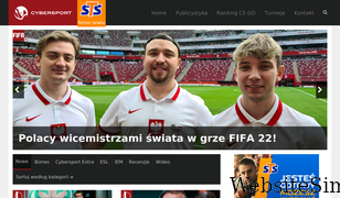 cybersport.pl Screenshot