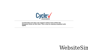 cycleinsider.com Screenshot