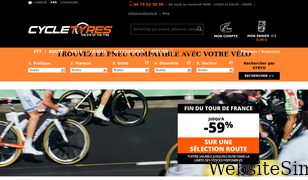 cycletyres.fr Screenshot