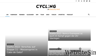 cyclingmagazine.de Screenshot