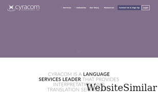 cyracom.com Screenshot