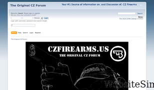czfirearms.us Screenshot