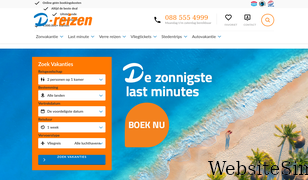 d-reizen.nl Screenshot