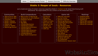 d3resource.com Screenshot