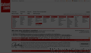 dafont.com Screenshot