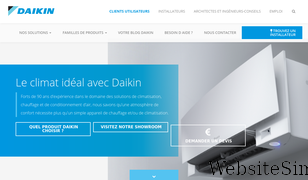 daikin.fr Screenshot