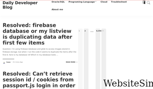 dailydevsblog.com Screenshot