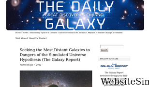 dailygalaxy.com Screenshot