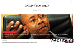 dailymaverick.co.za Screenshot