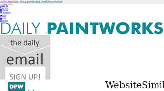 dailypaintworks.com Screenshot